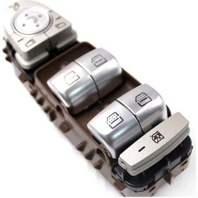 Resim MERCEDES S205 C200 2015-2018 CAM AÇMA DÜĞMESİ KAHVERENGİ 