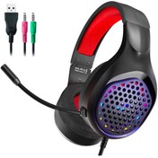 Resim CepteToptan Xmowi R1 Gaming Mikrofonlu Rgb Oyuncu Kulaklığı Pc- Dizüstü Ve Ps4 Uyumlu -(1903) - Bfour1183-2832 