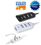 Resim 4 Port Usb Hub Çoğaltıcı Çoklayıcı Çoklama 4502P Çoklu Swıtch 