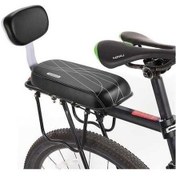 Resim Ganzhoushop Yurt Yumuşak Yastıklı Siyah Real Pu Me Koltuğu Için Dışından Deri Çocuk Bisiklet Arka A - Eu A 