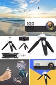 Resim Utelips Taşınabilir Selfie Tripod Kaymaz Mükemmel Masaüstü Projektör Standı Taşınabilir Oynarlı Stand Siyah 