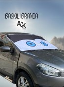 Resim Ankaflex Oto Baskılı Ön Cam Branda Araba Güneşlik 