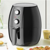 Resim valletta Raffle Dijital Airfryer 4lt Sıcak Hava Fritözü Siyah 