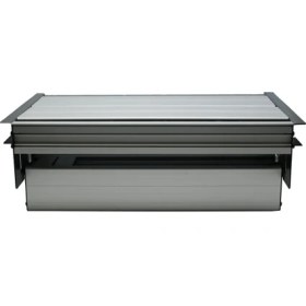 Resim 45X BK2-2516G Eloksal Gri 32 Modül Toplantı Masa Tipi Çift Kapaklı Bürotik Blok 45XBLOKPRIZ 