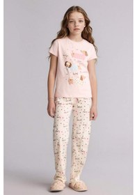 Resim Defacto Regular Fıt 2li Açık Pembe Pijama Takımı Kız Çocuk H0150a826sppn114 Pembe-pn114 