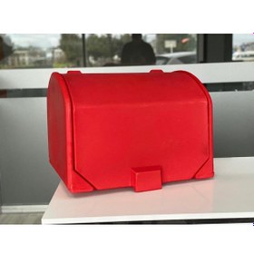 Resim Motosiklet Servis Çantası Nano Kırmızı 140 Litre Siyah 