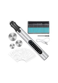 Resim Usb Şarj Edilebilir Gravür Kalemi Mikro-kablosuz Oyma Aleti 