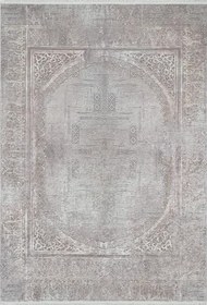 Resim Downey Gri Eskitme Pamuk Makine Halısı 80x300 