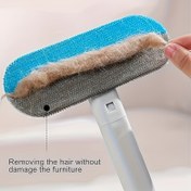 Resim Çift Etkili Pet Tüy Temizleme Fırçası - 2'si-1 Arada Çift Yönlü Yapışkan Rulo & Fırça, Yıkanabilir ve Yeniden Kullanılabilir Dayanıklı Plastik Saplı Köpek ve Kedi Tüyleri için Halılar, Kanepeler, Mobilyalar - Kolay Tüy Toplama Aracı, Easygrip Tasarım, Uzun Ömürlü Tasarım, Ev Kullanımı, Halı Temizleyici, Kompakt Temizleyici, Sağlam Yapı, Ev Temizlik Araçları 