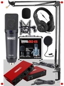 Resim markentegra Profesyonel Stüdyo Kayıt Seti: Mikrofon ve Gelişmiş Ses Kartı 