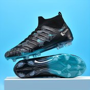 Resim 1 Çift Erkek Futbol Ayakkabısı - Tüm Mevsim Spor Stili, Düz Renk, Casual Bağımsız Futbol Ayakkabıları, Suni Üst, Kumaş İç ve Taban, Kauçuk Taban 