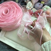 Resim 1 Rulo 9.52 Metre Dalgalı Kenarlı Organza Kurdele - Hediye Paketleme, Parti Dekoru, Çiçek Düzenlemeleri ve DIY El İşleri için Düz Renkli (Açık Yeşil, Beyaz, Pembe, Mor, Şarap Kırmızısı), Hediye Kurdesi, Dekoratif Süsleme, Pürüzsüz Dokulu, Etkinlik Planlayıcıları 