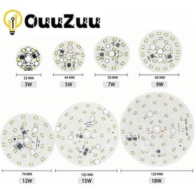 Resim Sıcak Beyaz Downlight İçin Led Çip 3w 5w 7w 9w 12w 15w 18w Smd 2835 Ac 220v-240v Led Downlight Çip Aydınlatma Spot 220v 18w 