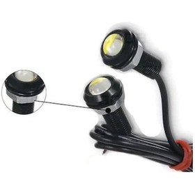 Resim Ayna Altı Kartal Göz Led Eagle Eye Gündüz Farı Turuncu Çift (00) (ŞüsCarOto Aksesuar) 