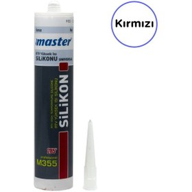 Resim Master M355 Rtv Yüksek Isı Silikonu Kırmızı 310 Ml 