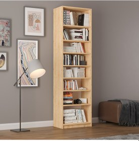 Resim Asratrend Safir Meşe Kitaplık Asra Trend K-02 
