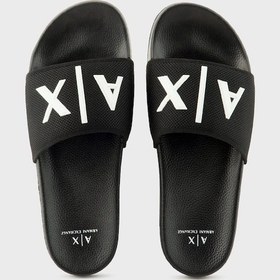 Resim Armani Exchange Erkek Terlik Xup001 Xv820 S277 Siyah-beyaz Beyaz - Siyah 