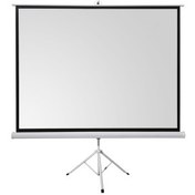 Resim Everest TPP-200, 200x200, TRIPOD, PROJEKSİYON PERDESİ, Arkası Siyah Fonlu, Taşınabilir Ayaklı Model 