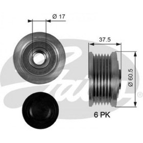 Resim Gates Alternatör Kasnagi Fiat Punto 1.9jtd 