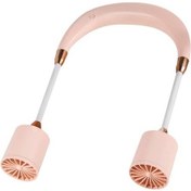 Resim Zhkj Shop Portatif Asma Boyunlu Yelpaze Beyaz C4d1tx Pembe 