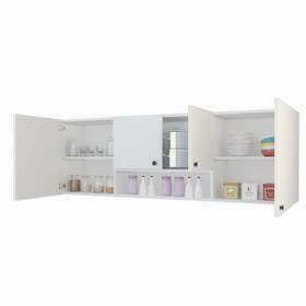 Resim Kenzlife hazır mutfak packey byz 060*180*22 mutfak banyo dolabı kapaklı raflı 
