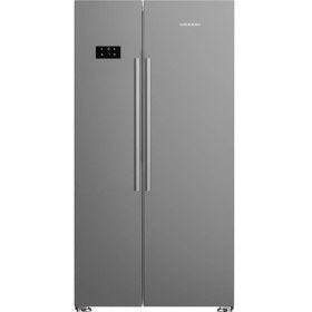 Resim Grundig GSND 6384 S A 580 lt (Net Hacim) Gardrop Tipi Duo No Frost Buzdolabı 