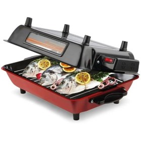 Resim INOVA CAMLI KAPAKLI ELEKTRİKLİ BARBEKÜ IB3200 