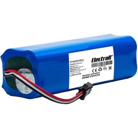 Resim Electroll Viomi Vxvc14 Uyumlu Batarya (ORJİNAL KAPASİTE) 5200mah Pil Robot Süpürge Batarya Değişimi 