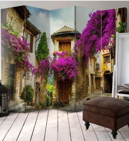 Resim Modacanvas Mor Paravan 5 Kanatlı 