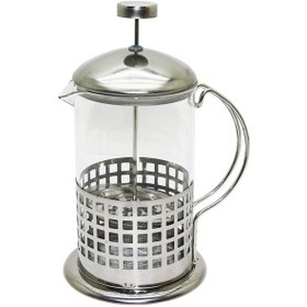 Resim French Press 800ml Cam Bitki Süzgeçi Metal Kafes - Kapak 4490 