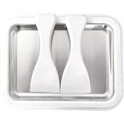 Resim Quirky Quar Kızarmış Yoğurt Makinesi Ev Yapımı Mini Kızarmış Buz Makinesi Anında Soğuk Plaka Haddelenmiş Dondurma Beyaz Yapmak Için Ideal (Yurt Dışından) 