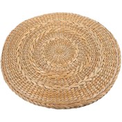 Resim Zemin Koltuk Minderi Tatami Dokuma Hasır Yuvarlak Şekil Seccade 39.00X39.00X1.50CM Oturma Konforu 1 Adet 