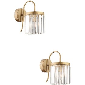 Resim Rachel Eskitme Kristal Taşlı 2'li Aplik Seti Eskitme 