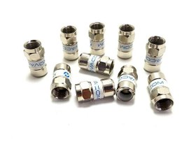 Resim Novacom Sıkmalı Kolay RG6 F Konnektör 10 Adet 