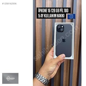 Resim Apple iPhone 15 İkinci El YD | 128 GB | Siyah 