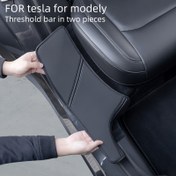 Resim For Tesla için Model Y Kapı Arka Eşi Koruyucu Mat, Suni Deri Malzeme, Kir Dirençli, Kaymaz, Çizik Dirençli, Kolay Kurulum, Kapı Koruma Matı 