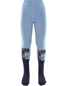 Resim Ekinoks Erkek Çocuk Sevimli Dino Desen Pamuk Külotlu Çorap 001 