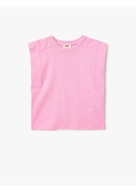 Resim Koton Pembe Kız Çocuk T-shirt 5skg10126ak Pembe 