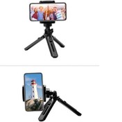Resim Supermarket1 Evrensel Mini Tripod - Kamera Desteği, Selfie & Canlı Yayın 