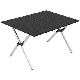 Resim Panipal Alüminyum, Katlanabilir Kamp Ve Piknik Masası, Omuz Askılı Taşıma Çantasıyla L Siyah 