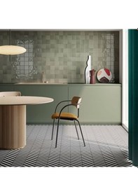 Resim VitrA 15x15 Retromix Siyah-beyaz Mat Porselen Karo K94845700001vte0 