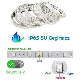 Resim Exeo Wifi Rgb 3 Çipli Şerit Led Işık Silikonlu Su Geçirmez 10 Mt 