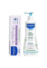 Resim Mustela Yenidoğan Saç Ve Vücut Şampuanı 500 Ml + Mustela Pişik Kremi 100 Ml 