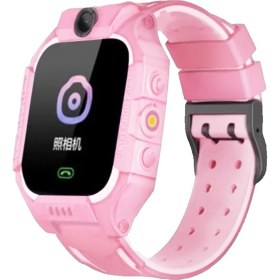Resim Q19 Sım Kartlı Lbs Takipli Uzaktan Dinleme Özellikli Akıllı Çocuk Takip Saati-Pınk Q19 