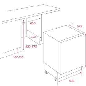 Resim 113510002-TEKA Rsf 41160 Bu Tezgahaltı Dondurucu 