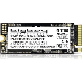 Resim Bigboy BSSD2242N1T 1 TB 2500/1800 MB/S 22x42 MM PCIe 3x4 M.2 NVMe SSD 
