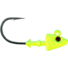 Resim Mustad Sd824 Shad Chartreuse İğne No: 4-0 14g Jighead 3 Adet 