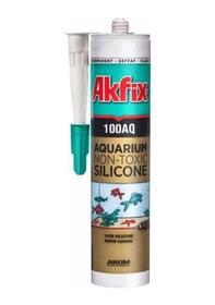 Resim Akfix 100Aq Akvaryum Silikonu Şeffaf 310 Ml 