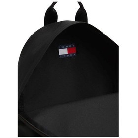 Resim Tommy Hilfiger Kadın Marka Logolu Günlük Kullanıma Uygun Siyah Sırt Çantası Aw0aw18648 Bds-13283 Siyah 