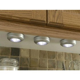 Resim Allians 3'lü Dokunmatik LED Kablosuz Spot Işık, Banyo ve Dolap Tavan Lambası 